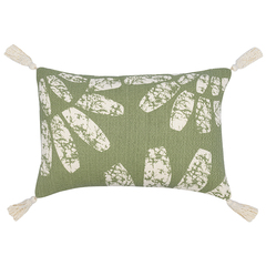 Подушка декоративная с рисунком flowers и кисточками из коллекции ethnic, 30х45 см
