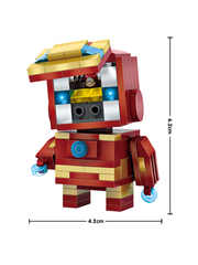 Конструктор LOZ mini Железный человек 144 детали NO. 1402 Iron Man BrickHeadz