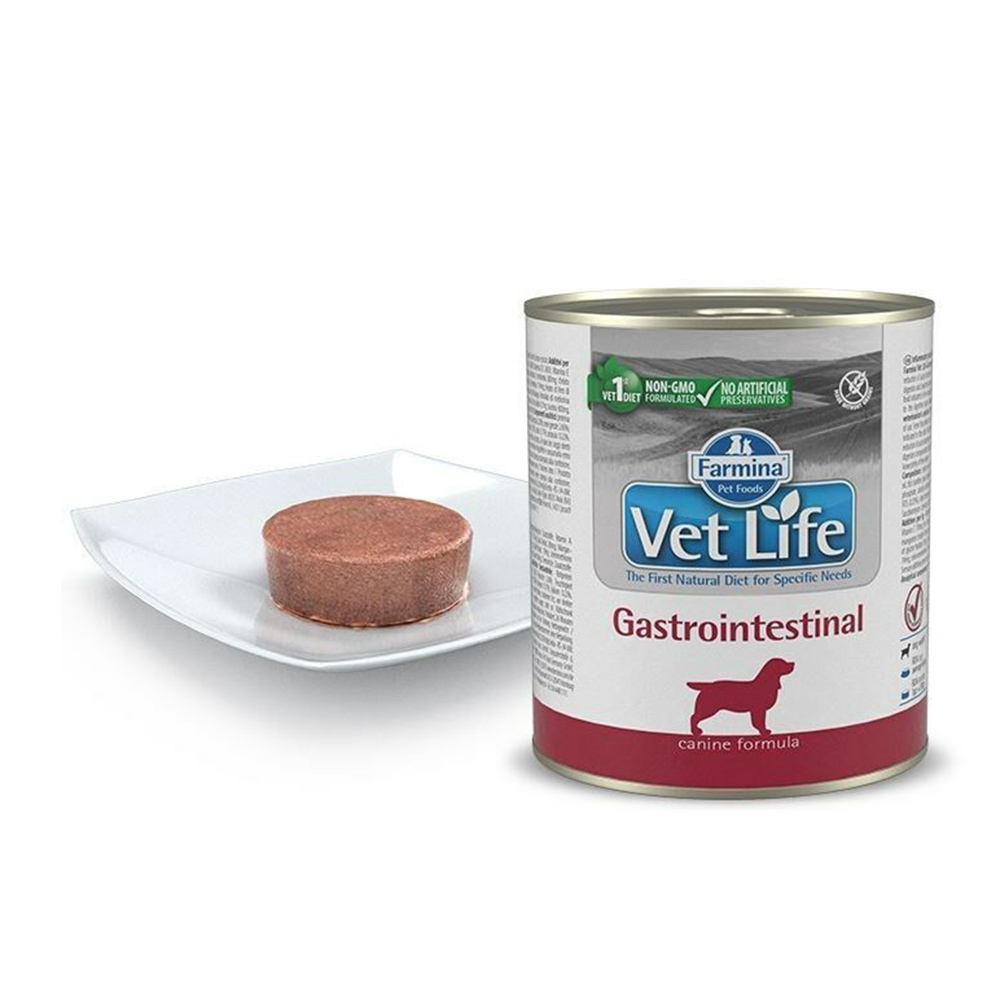 Clan vet gastrointestinal. Фармина гастро Интестинал для собак консервы. Vet Life Farmina Gastrointestinal корм для собак. Консервы Фармина vet Life Dog Gastro-intestinal при заболеваниях ЖКТ для собак 300 гр.