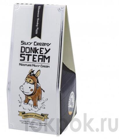 Крем для лица Elizavecca Silky Creamy Donkey Steam Moisture Milky Cream, 100 гр