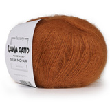 Пряжа Lana Gatto Silk Mohair 14524 апельсин