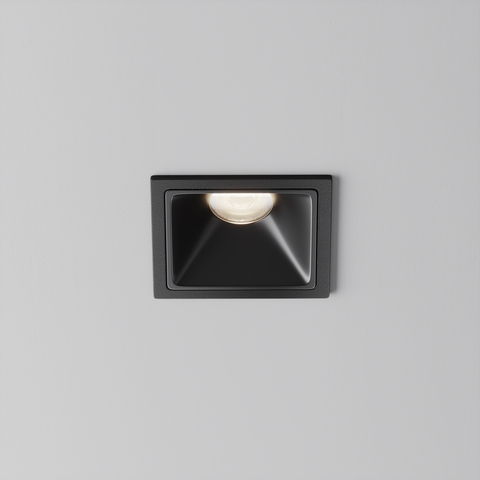 Встраиваемый светильник Maytoni Alfa led DL043-01-10W4K-SQ-B-1