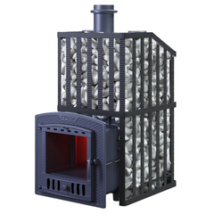 Банная печь Гроза 18П2 Ураган с закрытой каменкой
