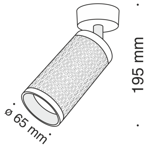 Накладной светильник Maytoni Focus Design C034CL-01G