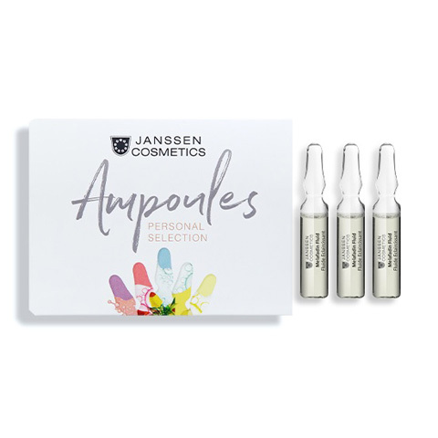 Janssen Ampoules: Осветляющий концентрат для кожи с нарушенной пигментацией (Мelafadin Fluid)