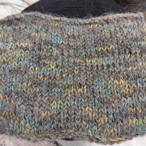 Смотка с кидмохером и альпакой 310 серо-зеленый