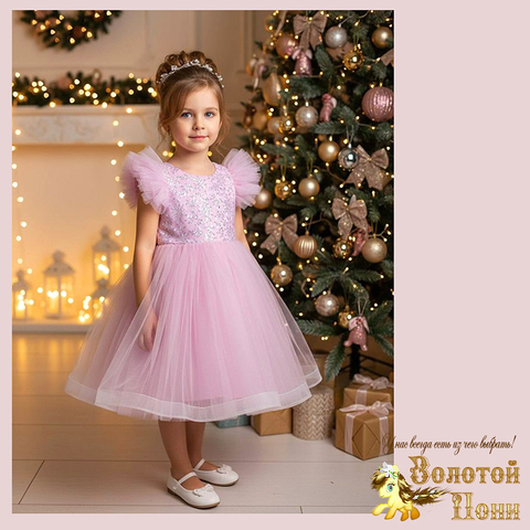 Платье нарядное на корсете (3-6) 251204-W2117