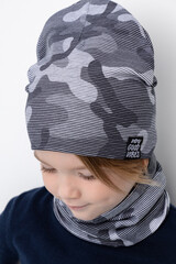 комплект  для мальчика  К 8125/св.серый меланж,милитари в полоску