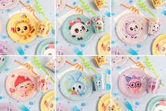 Стаканы, Малышарики, Ассорти, 250 мл, 6 шт.