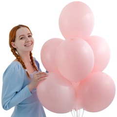 Нежно-розовый воздушный шар, 36 см