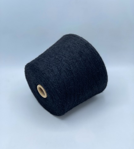 Бобинная пряжа, Baby b15, 1450м. 80% Беби альпака, 20% Нейлон, Черный(10/32), 37439