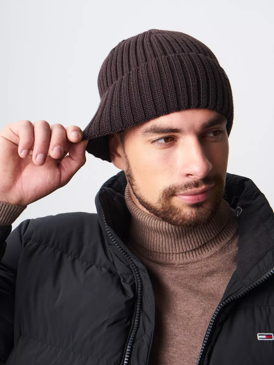 Шапка бини зимняя весенняя с флисом