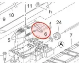 55VA26130/4014301101 Нить коротрона для Konica Minolta 7085, Di750, Di850, 920
