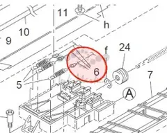55VA26130/4014301101 Нить коротрона для Konica Minolta 7085, Di750, Di850, 920