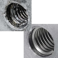 Вставка резьбовая М10х1,5 DIN8140S (Нерж. Сталь) 1,0xD 6h 15шт H-Tools 107215HT-15