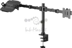 Кронштейн для монитора/ноутбука Cactus CS-VM-LH24-BL черный 17"-35" макс.20кг настольный поворот и наклон — фото 4