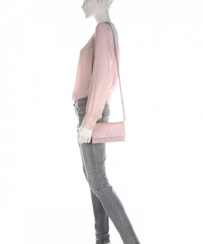 Клатч женский Piquadro Blue Square AC4707B2R/RO3 розовый, кожа натуральная