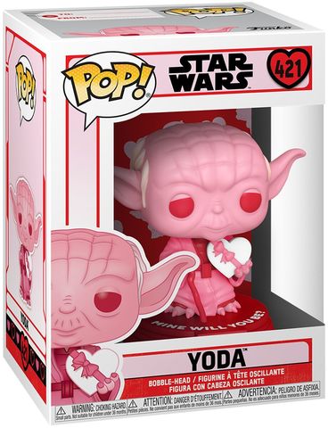 Фигурка Funko POP! Star Wars: Valentines Yoda with Heart (421)