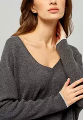 Джемпер с V-образным вырезом Marc & Andre W21-00CH416