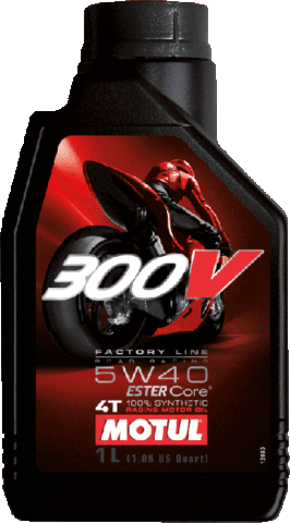 5W-40 Моторное синтетическое масло Motul 300V 4T FL Road Racing 1L 101339/104112