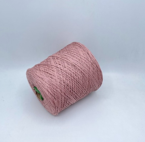 Бобинная пряжа (пр.Италия), art-USA Cotton supersoft , 325м/100гр. 100% Хлопок Pettinato(чесаный хлопок) цвет-Сухая роза, арт.30187