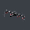 Am.Pm W01SC-S11-080-05BM MasterFlow Трап для душа линейный универс затвор Slim line 80см цвет черн мат