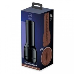 Мастурбатор Feel Stroker от KIIROO вульва (темно-коричневый)