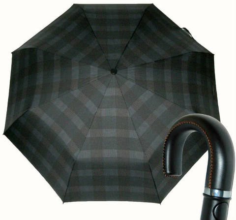 Зонт складной Maison Perletti 16216-gray-Scottish crook