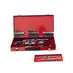 Набор метчиков и плашек M3 -M12 HSS-G 44пр Ruko 245030 (АКЦИЯ) (!)