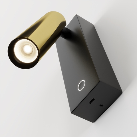 Настенный светодиодный светильник Maytoni Twist C078WL-L3BBS3K