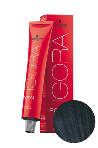 Краситель для волос Igora Royal 1-1 Черный сандрэ Schwarzkopf Professional, 60 мл