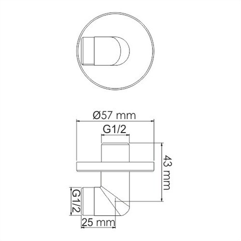 WasserKRAFT A134 Подключение шланга