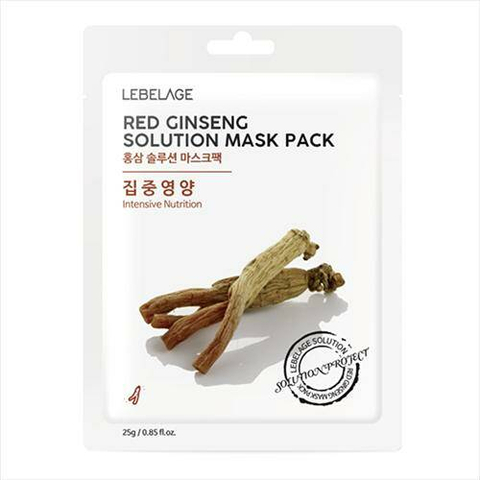 Lebelage Маска тканевая Lebelage Red Ginseng Solution Mask