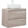 Aquanet 287885 Тумба Nova Lite 75 2 ящ. цв. орех светлый (287885)