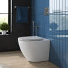 Унитаз безободковый приставной BelBagno SFERA-R BB2141CBR