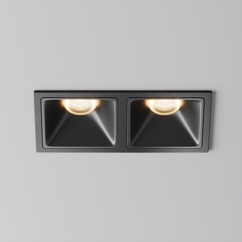 Встраиваемый светильник Maytoni Alfa led DL043-02-10W3K-SQ-B-1