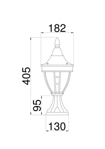 Ландшафтный светильник Outdoor Rivoli O027FL-01B