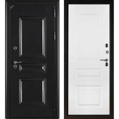 Дверь входная металлическая Поларис Белый матовый