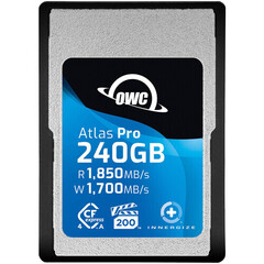 Карта памяти OWC CFexpress 4.0 Type A  240GB Atlas Pro 1850/1700/400