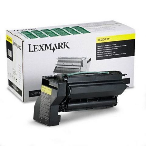 Картридж для принтеров Lexmark C752, C760, C762 желтый (yellow). Ресурс 6000 стр (15G041Y)