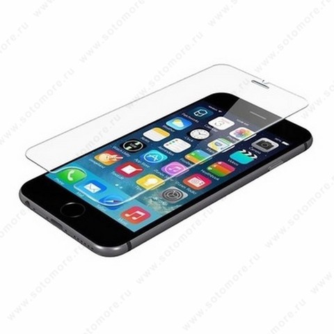 Стекло защитное SOTOMORE для Apple iPhone 6s Plus/ 6 Plus - толщина 0.33 mm в упаковке переднее