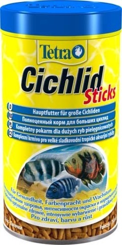 Tetra Cichlid Sticks (палочки) Основной корм для цихлид и других крупных рыб 1л