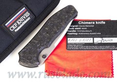 CKF/Yeti Chimera collab knife (M390, Ti, zirc, cool CF, zircuti clip) 