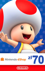 Nintendo eShop Store Poland: Карта оплаты 70zl [Цифровой код доступа]