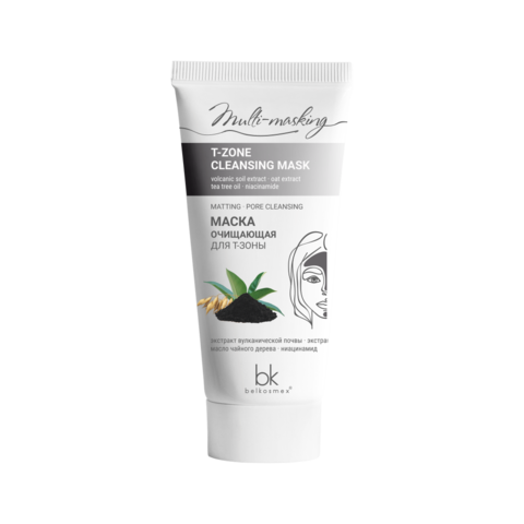 BelKosmex Multi-masking Маска для Т-зоны очищающая 60г