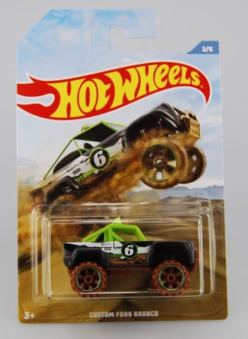 HOT WHEELS 2019 CUSTOM FORD BRONCO OFF ROAD TRUCKS SERIES 2/6 FYY70 NEW