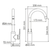 WasserKRAFT Glan 6607 Смеситель для кухни