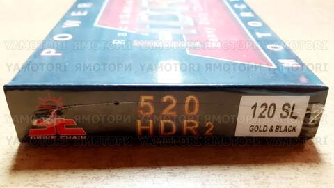 Мотоцепь JT 520 HDR2 G&B JTC520HDRGB120SL мотоцепь без сальников
