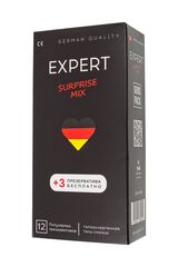 Презервативы EXPERT Surprise Mix - 12 шт.(+3 в подарок) - 