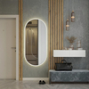 Зеркало с теплой подсветкой "Bari 700х1500 White" AM-Bar-700-1500-DS-C-White